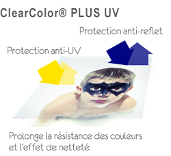 Verre Musée Clear Color+ UV 92